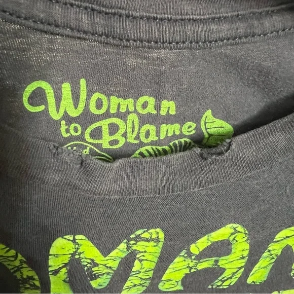 Margaritaville Blue Graphic Fitted Short Sleeve Tee - Picture 6 of 10